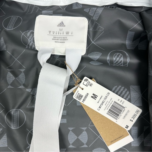 Adidas Terrex CT My Shelter Rain Ready Color Block Mens Jacket Blue Sz M H65694 - Picture 16 of 16